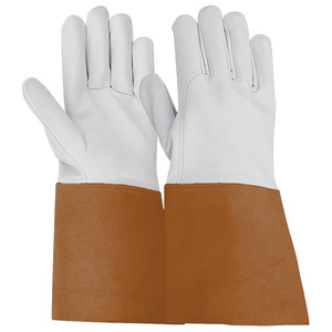 Gants de soudage TIG en cuir de mouton et de vache, haute performance, résistants à l'abrasion, pour la lutte contre les incendies et l'utilisation par les soudeurs - Product Image 3
