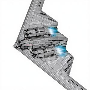 Modèle d'<span class=keywords><strong>avion</strong></span> de guerre <span class=keywords><strong>militaire</strong></span> MOC Reobrix 33038 B2 Stealth Bomber, 2063 pièces, blocs de construction, puzzle en briques, jouets pour enfants, cadeau - Product Image 1