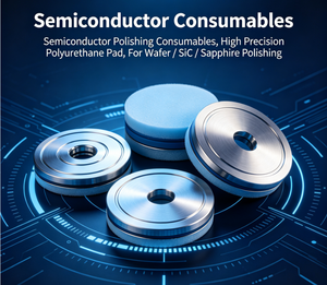 High Performance Medium Hardness <b>Plastic</b> Packaging 3.0mm CMP Polishing Pad <b>Disc</b> for Semiconductor Wafer Precision Finishing - Product Image 1