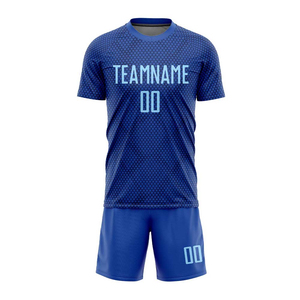 Ensemble de vêtements de sport de football personnalisés pour hommes, maillot et short de football, séchage rapide, respirant, entraînement d'équipe, fournisseur OEM - Product Image 2