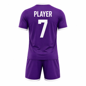 ชุดฟุตบอลระดับพรีเมียมพร้อมเสื้อฟุตบอลออกแบบเอง กางเกงขาสั้นเข้าชุด และชุดทีมสำหรับการฝึกซ้อม - Product Image 4