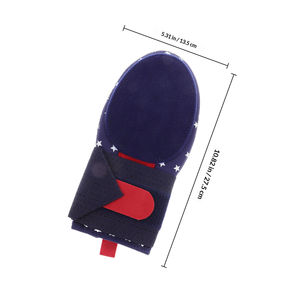 Mitaine d'entraînement de baseball bleue WARPRO INDUSTRY avec protection de la paume et étoiles pour enfants, pour attraper les balles gauches/droites - Product Image 3