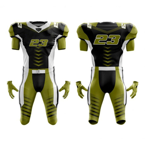 ชุดอเมริกันฟุตบอลชาย ชุดกีฬายอดนิยม ชุดอเมริกันฟุตบอลขายส่ง ชุดพิมพ์ลายแบบซับลิเมชั่นตามสั่ง - Product Image 3