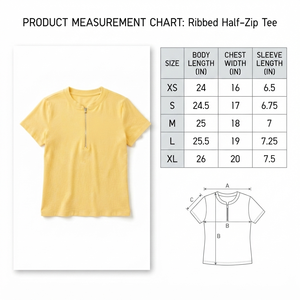 Women's Yellow Short Sleeve Crew Neck T-Shirt With Zipper Casual Knitted Top Spring Summer Regular Fit Solid Color - Product Image 6