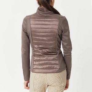 Chaqueta con cremallera completa Floral impermeable para mujer, diseño personalizado, chaqueta transpirable informal corta de poliéster con bolsillo grande a la moda - Product Image 1