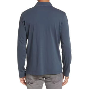 Camiseta Polo Lisa de Manga Larga 100% Algodón para Hombre al por Mayor con Cuello y Diseño Personalizados, Camisetas Polo de Golf - Product Image 2