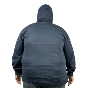 Sweat-shirt surdimensionné décontracté pour homme Sweat à capuche en coton mélangé et polyester grande taille pour l'hiver Confortable et élégant - Product Image 2