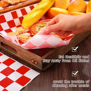 Papel Envoltorio para Hamburguesas Antigrasa Impreso Personalizado, Hojas de Embalaje para Sándwiches y Comida Rápida con Recubrimiento de PE de Grado Alimenticio - Product Image 5