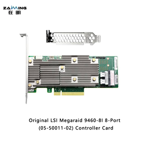 Contrôleur <span class=keywords><strong>RAID</strong></span> Tri-Mode 9460-8i d'origine avec 4 Go de cache, 12 Go, PCIe 3.<span class=keywords><strong>1</strong></span> X8, adaptateur interne SAS SATA NVMe 8 ports pour stockage serveur - Product Image 1