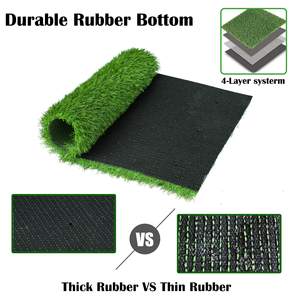 TH-PAG-610 Comfortable Synthetic Pet Turf Rug Natural Look Quick Dry Suitable for Apartment Living Indoor Puppy <b>Toilet</b> Training - Product Image 4