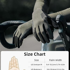 Guantes de Ciclismo Personalizados OEM, con Dedos Completos, Acolchado de Gel, Transpirables, con Pantalla Táctil, para Bicicleta de Montaña, Carretera, Carreras, Deportes al Aire Libre, ODM - Product Image 6