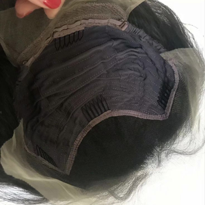 Perruque complète en dentelle de cheveux vierges indiens - Cheveux humains bruns d'Inde du Sud, dentelle HD sans colle - Épaisse et lisse, densité 250%, longue longueur - Product Image 6