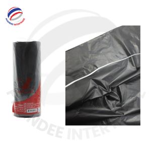 OEM Customizable Disposable <b>Black</b> HDPE Plastic <b>Bag</b> with PP String Durable <b>Heavy</b> <b>Duty</b> with Starseal for Household Products - Product Image 6