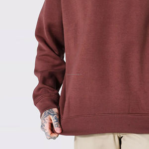 Sweat-shirt en molleton de coton et polyester de qualité supérieure pour homme, col rond, logo personnalisé, confortable et respirant, idéal pour l'hiver - Product Image 2