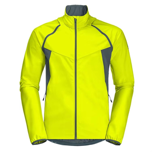 Men Neon Yellow <b>Softshell</b> <b>Jacket</b> Full Zip Lightweight Windproof Breathable Sports Outdoor Running <b>Jacket</b> <b>High</b> <b>Visibility</b> Stylish - Product Image 5