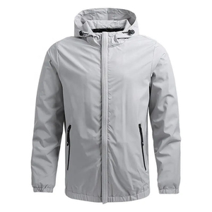 Veste coupe-vent pour homme à prix avantageux, respirante, sur mesure, couleurs contrastées, confortable, vêtement décontracté, veste coupe-vent pour homme - Product Image 1