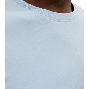 Camiseta de Algodón para Hombre, Corte Regular, Color Azul Claro, Cuello Redondo, Manga Corta, Informal, Transpirable, con Serigrafía Frontal, 150g - Product Image 5