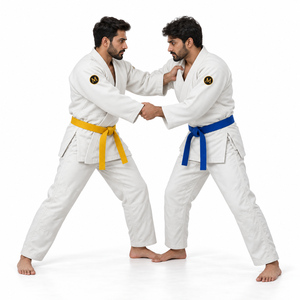 Uniforme de Judo al por Mayor, Transpirable, de Secado Rápido, Ligero, 100% Algodón, Costuras Resistentes, Duradero, para Artes Marciales - Product Image 1
