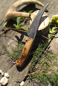 Handmade Damascus Steel Hunting Camping Knife Wooden Handle Multi-functional Outdoor Tool <b>Drop</b> Point Blade for USA Europe - Product Image 3