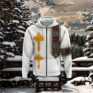 Sudadera con Capucha de Invierno para Hombre y Mujer, 100% Algodón, Cómoda, Tallas Grandes, con Bolsillo, Secado Rápido, Transpirable, con Logotipo Personalizado - Product Image 3