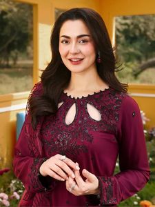 Conjunto de Kurta y Pantalón de Seda Chanderi Pura para Mujer, Diseño de Última Moda, Kurti con Salwar Kameez Estilo Pakistaní, Étnico - Product Image 6