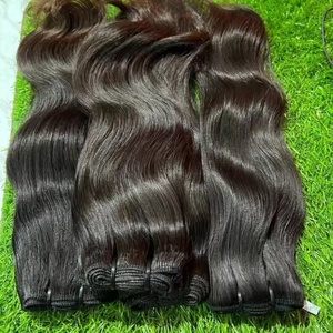 Cabello Humano Natural Remy Indio al por Mayor, Grado 12A, Liso, Doble Trama, de un Solo Donante, 100g, Fabricante y Proveedor - Product Image 1