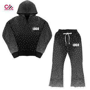 Trajes Deportivos Personalizados con Pedrería para Hombre, Diseño y Color Sólido, Talla Adulto, Ropa Urbana, Último Diseño - Product Image 1