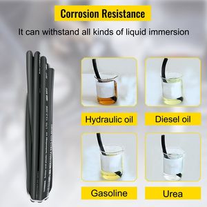 Tubo Idraulico da 50 Piedi con 2 Treccia in Filo d'Acciaio ad Alta Resistenza, Diametro Interno 1/2 Pollice, 5000 PSI Max, Componenti Idraulici in Gomma - Product Image 5