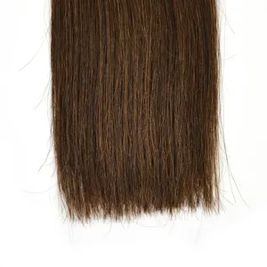 Perruque complète en dentelle 100 % cheveux humains Remy, lisse, avec mèches, longue, brune, texture ondulée naturelle, personnalisable - Product Image 6
