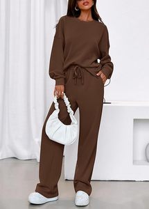 Conjunto de Sudadera con Capucha Oversize y Pantalones de Chándal de Forro Polar Premium para Mujer, Conjunto Deportivo de Sudadera con Capucha y Pantalones de Chándal para Mujer - Product Image 4
