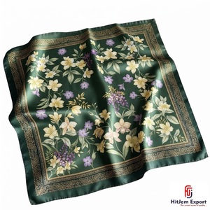 Soft Lightweight Square Scarf Womens Fashion Accessory Custom Printed OEM ODM Textile Manufacturer Bali Custom Fabric Products - Product Image 1