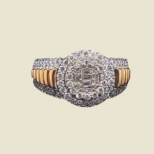 Iced Out 925 <b>Silver</b> Iced Out <b>Ring</b> Hip Hop Diamond <b>Rings</b> for <b>Men</b> Crafted with VVS Clarity Moissanite Diamond <b>Ring</b> for Sale Export - Product Image 2