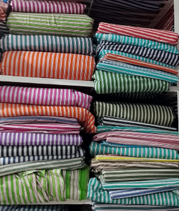 1 inch Stripes Printed 100% Cotton Breathable Lightweight <b>Fabric</b> for Girls Summer Apparel Shirts & Dress - Product Image 6
