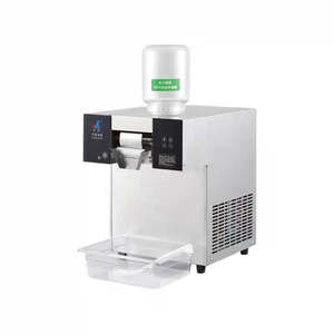 Máquina de hielo raspado KQ-100F, 396 lbs/día, máquina de conos de nieve, máquina de hielo en escamas, enfriamiento por aire - Product Image 3