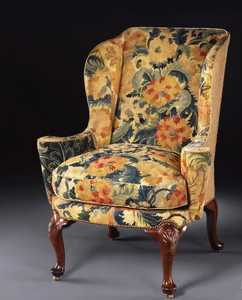 ชุดโซฟาวินเทจทรงวิงแบ็คสำหรับห้องนั่งเล่น ชุดโซฟาโบราณหุ้มผ้า ชุดโซฟาหรูหรา สำหรับใช้ในบ้าน วิลล่า หรืองานแต่งงาน - Product Image 2