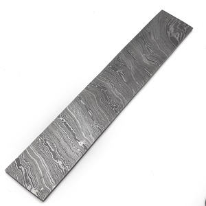 Barre de damas à motif Fireball, forgée à la main, en acier à haute teneur en carbone, plaque vierge métallique, fournitures pour fabricants de couteaux sur mesure - Product Image 5