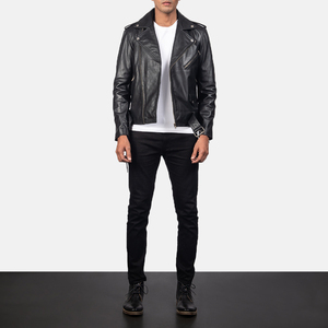 Chaqueta de Cuero para Hombre, Nueva y Elegante, con Estampado de Piel de Cocodrilo, Estilo Vintage, Chaqueta de Lona para Otoño - Product Image 2