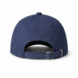 Gorra de Béisbol Personalizada con Etiqueta Tejida, Sin Estructura, de Perfil Bajo, en Poliéster/Algodón, Sarga Lavada, Bordado 3D, Unisex, Cierre a Presión - Product Image 3