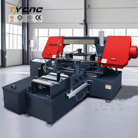 Commande numérique conventionnelle 400 mm GZK4240 coupe de métal CNC automatique Double colonne horizontale scie à ruban métallique
