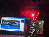 Projecteur laser professionnel Pangolin FB4 40kpps, lumière laser avec animation DMX ILDA couleur RVB 15W pour projecteur laser disco haute puissance