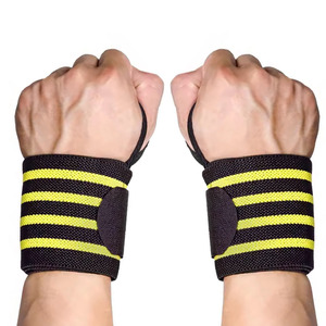 สายรัดข้อมือยกน้ำหนักแบบยืดหยุ่นระดับพรีเมียม สำหรับการฝึกความแข็งแรง ฟิตเนสในยิม สายรัดพยุงมือ อุปกรณ์มืออาชีพ - Product Image 6