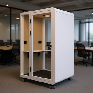 Cabina Telefónica Moderna Solo Plus HIPOD, Muebles Acústicos para Oficina, Cabinas Modulares Acústicas para Reuniones - Product Image 3
