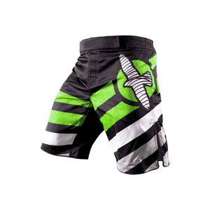 Short de boxe léger et respirant pour homme, taille mi-haute, fermeture élastique, en tissu peigné uni teint - Product Image 1
