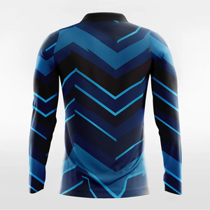 Diseño elegante, jersey de sublimación personalizado para hombre, estampado, manga larga, transpirable, de secado rápido, talla grande a precio razonable. - Product Image 2