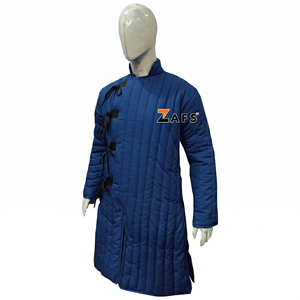 เสื้อแจ็คเก็ตยาวบุผ้านวมสำหรับผู้ชาย สไตล์ยุคกลาง แขนยาว แบบกัมเบสัน/เอคเทน พร้อมแผ่นเกราะบุนวม สำหรับการแสดงประวัติศาสตร์ - Product Image 5