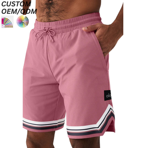 Shorts de sport décontractés en coton uni pour hommes, légers, respirants, pour l'été et le quotidien, avec support OEM/ODM pour logo personnalisé et marque - Product Image 5