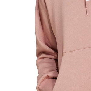 Sweat à capuche rose uni à épaules tombantes de qualité supérieure - Sweat-shirt streetwear unisexe coupe ample - Sweat à capuche en molleton bouclette de haute qualité pour les marques - Product Image 5