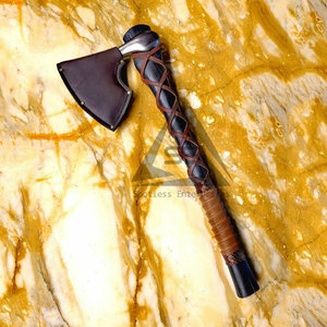 Premium Quality Durable Material Bearded <b>Axe</b> Carbon/Stainless Steel Blade Wood <b>Handle</b> for Cutting Woodworking 3-Year Warranty - Product Image 3
