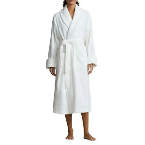 High Quality Cotton Terry Bath Robe Unisex Soft Absorbent Comfortable <b>Dressing</b> <b>Gown</b> for Hotel Hospitality Spa Resort for Sale - Product Image 1