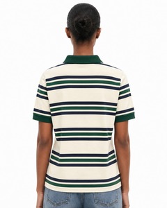 Polo pour femme à manches courtes, design personnalisé, best-seller, service OEM, polo pour femme tendance - Product Image 4